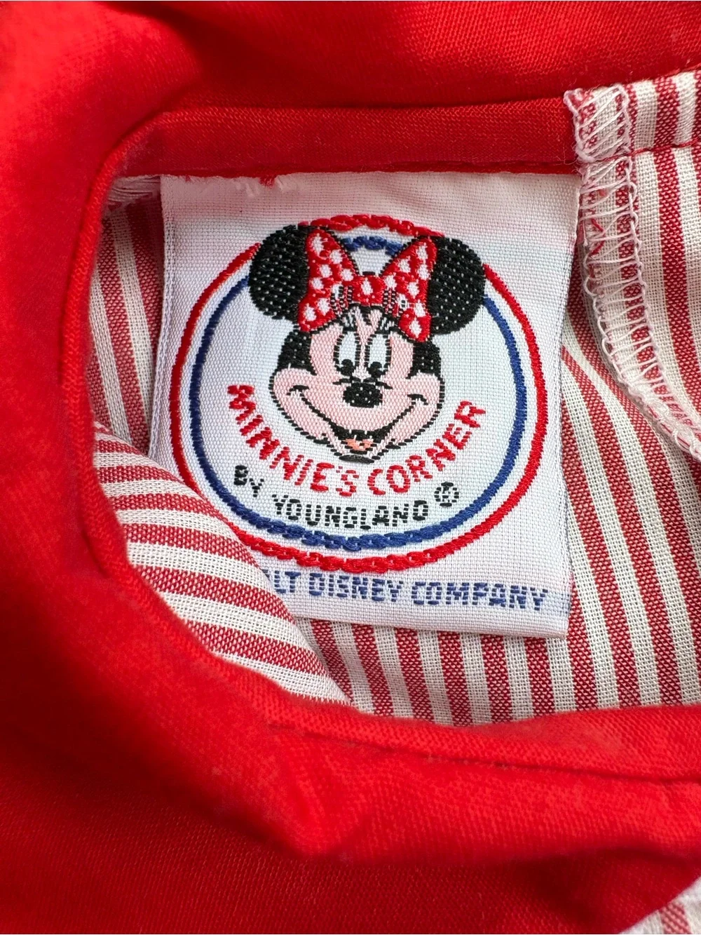 VINTAGE MINNIE'S CORNER BY YOUNGLAND MICKEY MOUSE BIRTHDAY DRESS SIZE 2T Disney